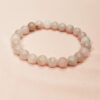 Pembe Kuvars Doğal Taş Bileklik Kutulu