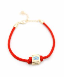 Küp İp Bileklik - Kırmızı