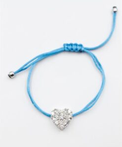 Alternative view of Kalp İp Bileklik - Turkuaz