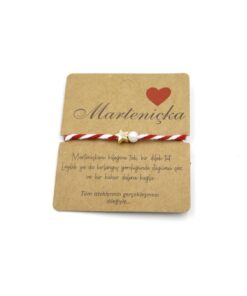 Yıldız Marteniçka Bileklik - Kırmızı