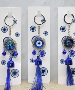 Metal Nazar Boncuğu Anahtarlık Alk3496