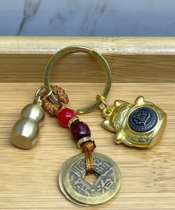 Metal Şans Ve Bereket Kedisi Anahtarlık Alk4456