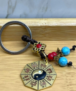 Metal Yin Yang Anahtarlık Alk4454