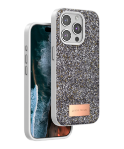 Onegif İphone 14 Pro Bright Simli Kapak - Gümüş