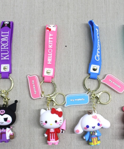 Silikon Kuromi Ve Hello Kitty Anahtarlık Alk4249