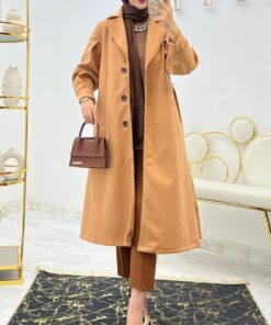 Alternative view of Astarlı Kaşe Tesettür Giyim