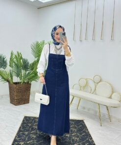 Kot Salopet Tek Cep Tesettür Giyim