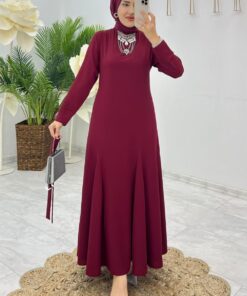 Özel Tasarım Sena Elbise Tesettür Giyim