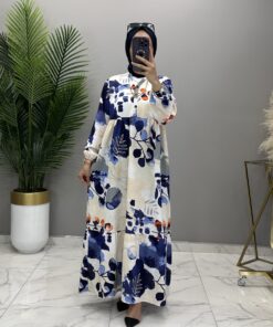 Mercan Elbise Lacivert