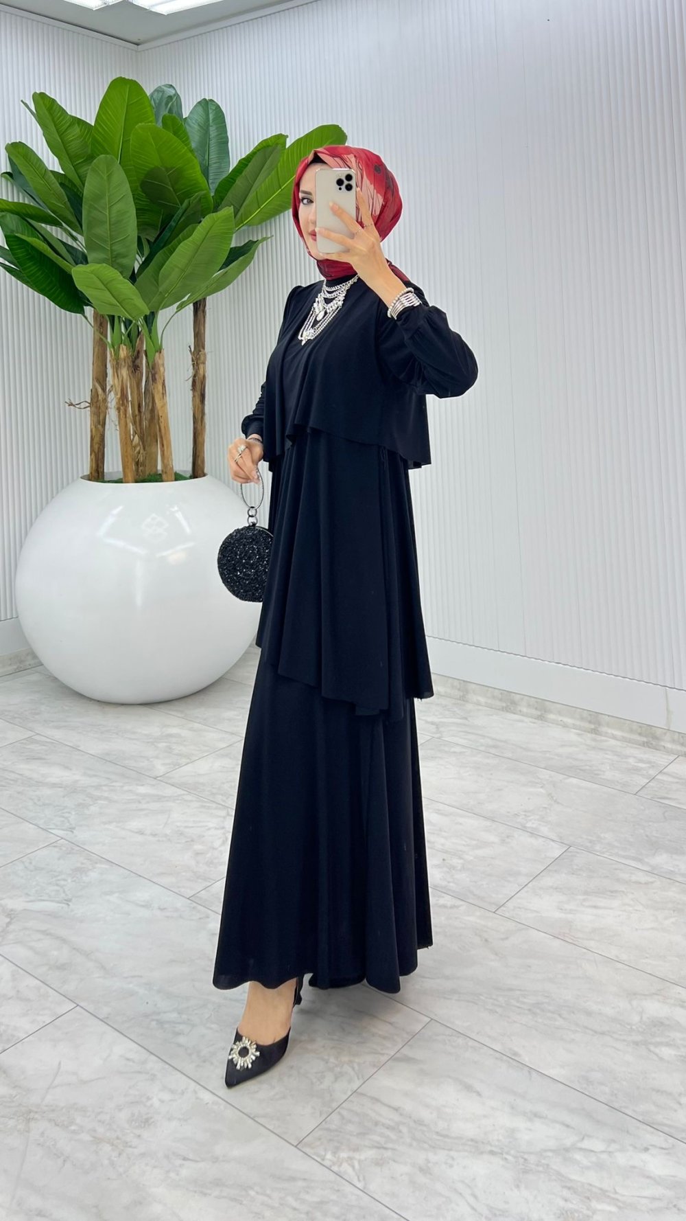 7466 1 20250721200107 - Kaptiya Premium Diva Elbise Tesettür Giyim
