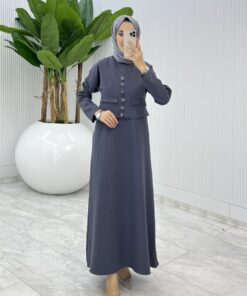 Hasibe Elbise Takım Tesettür Giyim