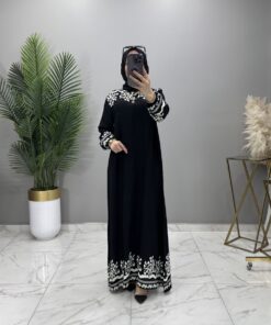 Alternative view of BERFÜ ELBİSE SİYAH