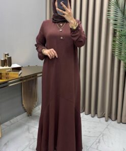 Tuğçe Elbise Kahve