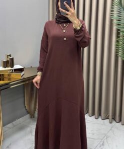 Alternative view of Tuğçe Elbise Kahve