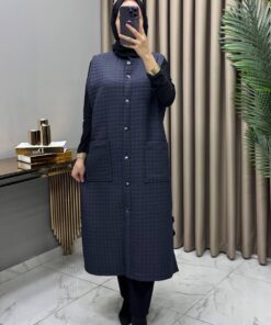 Alternative view of Nida Kapitone Yelek Füme