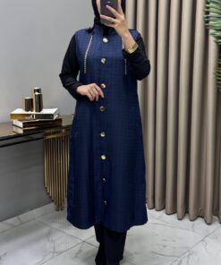 Alternative view of Aylin Kapitone Yelek Lacivert