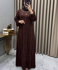 Reyhan Abiye Elbise Kahve