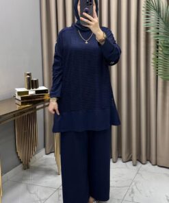Ayben Fileli Üçlü Takım Lacivert