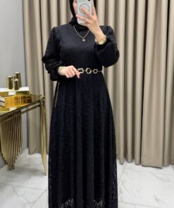 Alternative view of Dantel Elbise Siyah