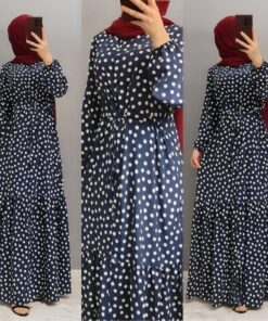 Yeni Model Büyük Puanlı Elbisem - Görsel 2