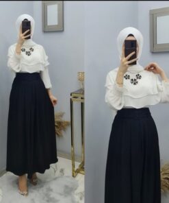 Yeni Model Örme Krep Kumaş Eteğim