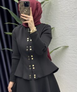 Alternative view of Eflal Etekli Takım Tesettür Giyim
